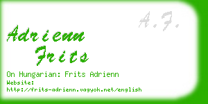 adrienn frits business card